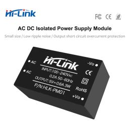 Suministra hilink envío gratis 10pcs/lote HLKPM01 220V a 5V 3W 600MA Redido hacia abajo Módulo de fuente de alimentación de conmutación aislada Converter CA DC