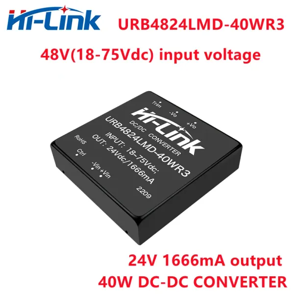 Fournitures Hilink New DCDC Commutateur DCDC Convertisseur isolé URB4824LMD40WR3 Step bric