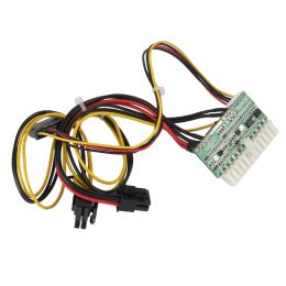 Levert PCIe 6pin mannelijke uitgang DC 12V 300W DCATX300W 24Pin Pico ATX Switch PSU Voedingsmodule voor BTC -mijnbouw