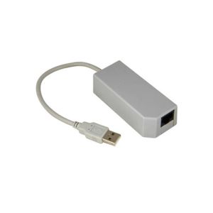 Fournit une carte réseau adaptateur USB 2.0 LAN pour le jeu vidéo de la console Nintendo Wii