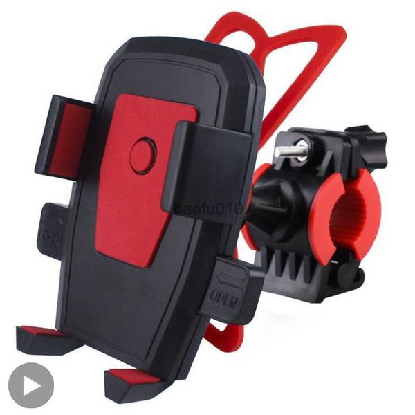 Soporte Bicicleta Bicicleta Motocicleta Soporte para teléfono celular móvil Soporte Accesorios para teléfonos inteligentes para IPhone Teléfono celular Moto Car Cradle Mount L230619