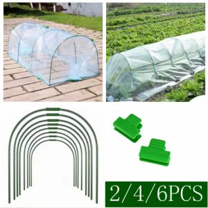 Soutien des cerceaux en serre Set Gardening Support Plant Seedling Arch Shed Shed Bracket pour l'escalade