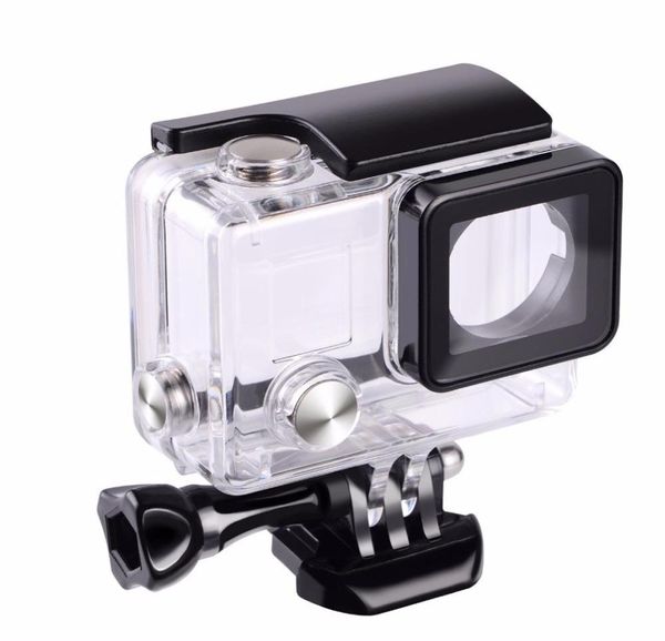 Suptig pour le boîtier de logement étanche GoPro pour GoPro Hero 4 Hero3Hero 3 Boîte de protection sous-marine pour Go Pro Accessories9386839