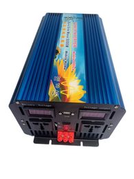 Surge Power 10000W 5000W DC 12V tot AC 220V 230V 240V 50Hz UIT Grid Dual Digital Display Pure Sine Wave Solar Inverter