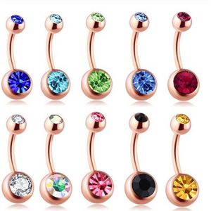 Anneau de nombril incurvé en acier chirurgical pour femmes, piercing, anneaux de nombril, vis, boucle d'oreille Sexy, bijoux pour le corps, 240p