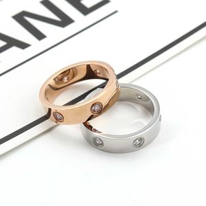 Sorpresa pareja anillo de ring de moda y minimalista joyas de anillo de incrustaciones para parejas con carro anillos originales