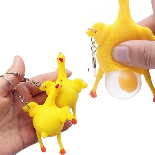 Jouet Squishy Surprise Anti-Stress, jouets à presser, œufs de poule, poules pondeuses, Gadgets amusants, nouveauté, soulagement de l'humeur, autisme, vente en gros