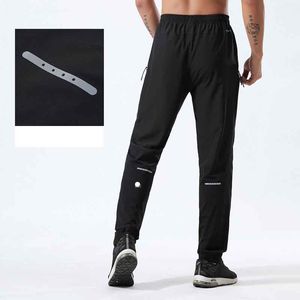 LUU Designer luxe été hommes pantalons tirer corde taille élastique exercice fitness course en plein air séchage rapide pantalons légers joggeurs en cours d'exécution