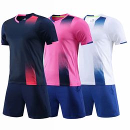 Survetement maillots de football chemise enfants jeunes hommes adultes ensembles de football maillot d'entraînement costume kit de sport vêtements impression personnaliser 240306