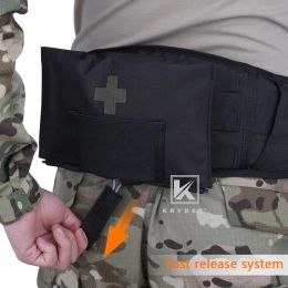 Survival Krydex Tactical LBT9022 SEAL MEDICAL KIT SCHECH 5.5 "* 9" Sac de rangement de soufflage d'urgence extérieur à libération rapide à libération rapide