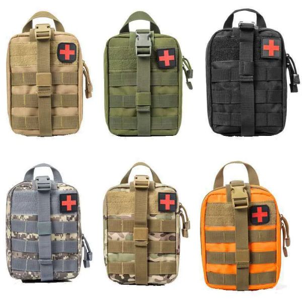 Kit militaire EDC de survie, sac de premiers secours tactique, Kit de chasse d'urgence de survie pour Camping, Kit médical, pochette de survie en plein air