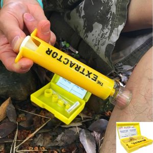 Survival Outdoor Camping Extractor Pump Kit voor Snake Bite Venom (gif) Wesp Bee Sting Survival Tool