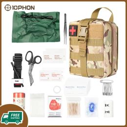 Survival Outdoor Survival EHBO-kit Militaire Survival Volledige set noodpakket Traumazak Kamperen Wandelen Jagen Essentiële benodigdheden