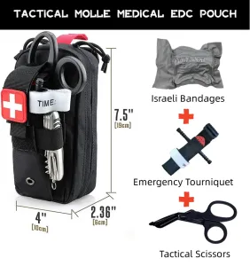 Survival Tactical MOLLE MEDICAL EDC SCHOUCH EMT BANGE DEELLAGE CHANGET CISSORS SAGLE DE SAL