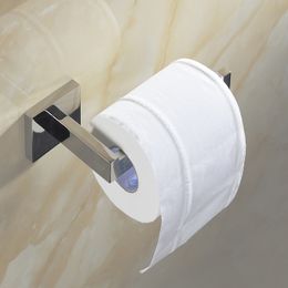 SUS 304 Rvs Toiletpapier Houder Badkamer Toilethouder voor Roll Papieren Handdoek Vierkant Badkamer Accessoires