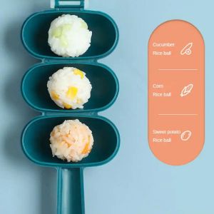 Sushi Diy Mold Onigiri Rice Sushi Maker Mold Sushi Kit Sferical Sushi Japanese Bento Making for Kitchen Sushi Tools