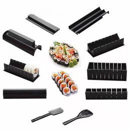 Sushi Tools 3/10 stks DIY Sushi Maker Kit Sushi Tool Make Machine Roller Rijstvorm Sushi Groente Vlees Rolling Kitchen Accessoires Gadgets