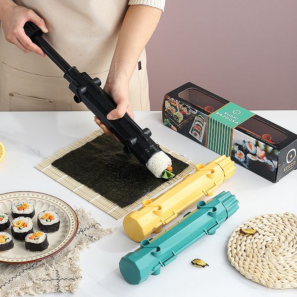 Herramientas de sushi Creative Bazooka Maker Home Kitchen Making Mold Molde para restaurante Bento Accesorios 230918