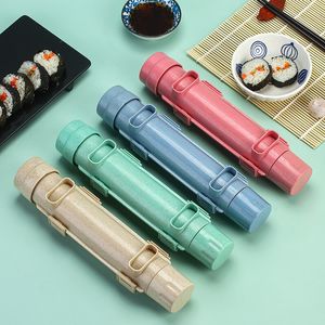 Sushi Tools Cilinder Making Machine Japanse Rolled Rice Meat Mold Ball Bazooka Kitchen Bento Accessories Kit 230331