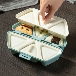 Sushi Tools Home Keukenbenodigdheden Cartoon Triangle rijstbal maken Mold creatief baby eten Bento Artifact Tool 230201