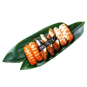 Sushi Tools Japanse bamboe groen bladmatten rijstpeddels keuken diy accessoires sushi gereedschap mat bento accessoires 230201