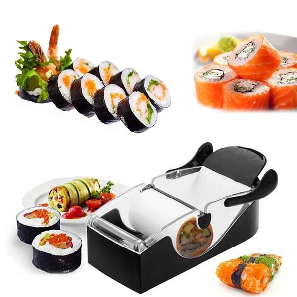 Sushi Outils Magic Rice Mold Maker Machine à rouleaux DIY Japonais Bento Légumes Viande Outil de roulement Gadgets de cuisine Accessoires 231204