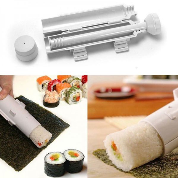 Outils de sushi Maker Rouleau Moule de riz bazooka Viete de viande végétale Roule de bricolage de fabrication de machines accessoires 230201