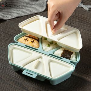 Sushi Tools Oyorefd Creative Triangle Rice Mold Kitchen Ball Maker Alga Nori Onigiri Making Kits Bento Accessories 230201