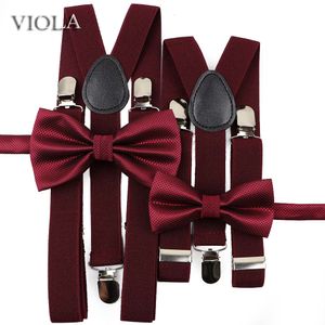 Suspenders Nice Suspenders Bowtie Sets Mens Women Boys Girls Baby Kids Party Wedding YBack Shirt Braces Butterfly Belt Bow Tie Pants Jeans 230907