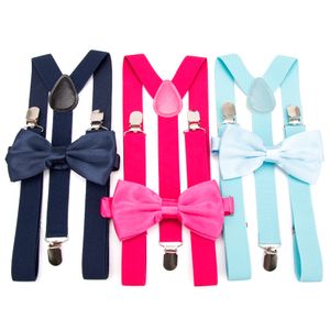 Bretels Bretels Vlinderdas Set Heren Mode Suspensorio voor Man Jongen Vrouwen Bowtie Bretels Broeken Tirantes Bruiloft Vrije tijd Overhemdsteunen 230907