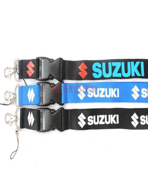 Suzuki 10 pièces moto lanière cou téléphone portable sangle ID support de badge mixcolor8845625