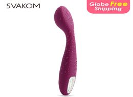 SVAKOM KERI Hoge Kwaliteit Siliconen G spot Massager 5 Modi Vibrerende Clitoris Stimulator Dildo Bullt Vibrator Kut Speeltjes Voor wo2900840