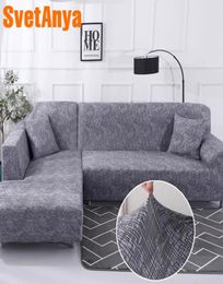 Svetanya housse pour canapé canapé chaise leastic couleur unie L canapé sectionnel Covers8777618