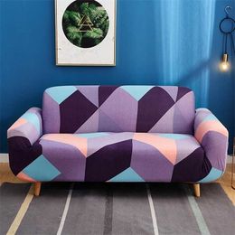 Svetanya Stretch Sofa Cover 1234 L Shape Slipcovers Printed Couchs Case 211207