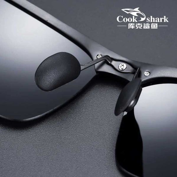 Lunettes de soleil SVMH Cook Shark 2020 Nouveaux lunettes de soleil en aluminium Magnésium Magnésium pour hommes