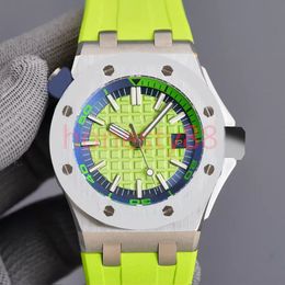 SW Luxury heren horloge automatisch 42 mm roestvrijstalen kast pin rubberen rubberriem waterdicht voor sport polshorloges Leisure naaldgesplites cadeau met doos