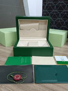 SW S19 2022 Luxury Green Boxes Mens for Original Exter Woman's Montres Boîtes Men de bracelet Certificat-cadeau Broche de sac à main