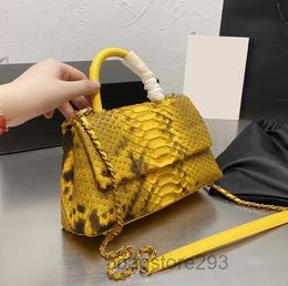 SW Peau de serpent Grain peau de vache poignée supérieure sacs fourre-tout bandoulière mini rabat en cuir de veau véritable célèbre designer de luxe France femmes Lady Street sacs à main CM 2022