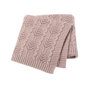 Smoulling Baby Couvertures tricotées 100% coton pour nourrissons garçons filles enveloppe à la poussette de canapé-canapé 100 * 80cm enfants en dehors des tapis de jeu en plein air