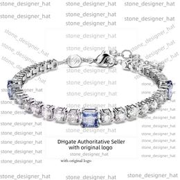 Bracelet Swarovski Femmes Femmes de qualité supérieure Bracelet de la série de tennis matriciels avec éléments de hirondelle Crystal Full Diamond pour 08BD