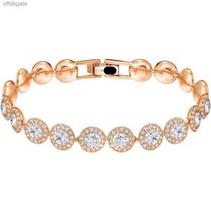 Swarovski Bracelet Designer Femmes Top Qualité Bracelet Haute Édition Plein Diamant Twist Boucle Bracelet Pour Utiliser Des Éléments Cristal Romain