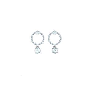 Swarovski boucles d'oreilles bijoux de créateur femmes Original haute qualité charme nouveaux anneaux simples goutte pendentif boucles d'oreilles femme