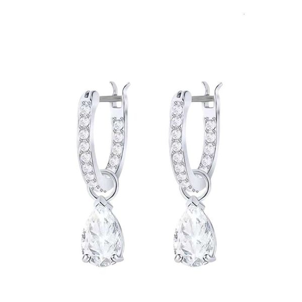 Swarovski boucles d'oreilles concepteur femmes Original qualité charme haute agile Posture goutte d'eau boucles d'oreilles pour femmes boucles d'oreilles