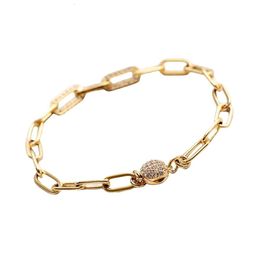 Swarovskis Bracelet Designer Femmes Original Qualité Bracelets À Breloques Anneau Naturel Verrouillage Magnétique Bracelet Pour Femmes Élément Cristal Bracelet