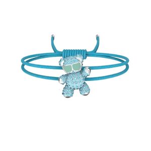 Swarovskis Bracelet Designer Femmes Original Qualité Bracelets À Breloques Ours En Peluche Bracelet Mâle Avec Cristal En Mouvement Petit Ours