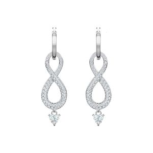 Swarovskis – boucles d'oreilles de créateur pour femmes, bijoux de qualité originale, breloques polyvalentes, simples, cadeaux pour filles, nouvelle collection