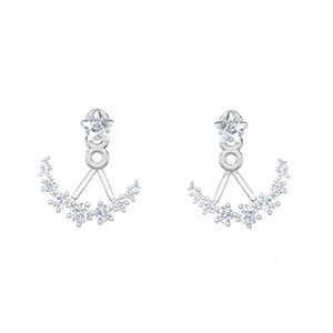 Swarovskis Boucles d'oreilles Créateur De Luxe Mode Femmes Nouveautés Seiko Lune Boucles D'oreilles Étoile Lune Romantique Ciel Étoilé Élégant Charme Intellectuel Généreux