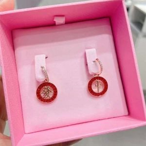 Swarovski's sieraden ketting met kristallen elementen voor rood geluk Een fortuin verdienen in het nieuwe jaar Kettingen Armbanden Oorbellen en nieuwe producten