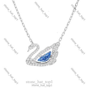 Swarovskis kettingontwerper Swarovskis sieraden Jumping Heart Swan hanger ketting vrouwelijk element kristal slim