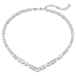Swarovskis Collar de collar Mujeres de calidad de calidad original Cabecillo de gargantilla Diamante blanco completo con elemento Accesorios de cadena de clavícula 7612